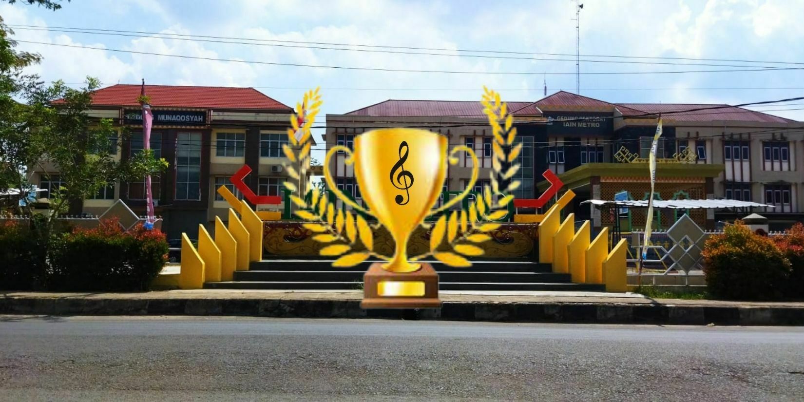 82PIAUD Juara 2 landmark piala