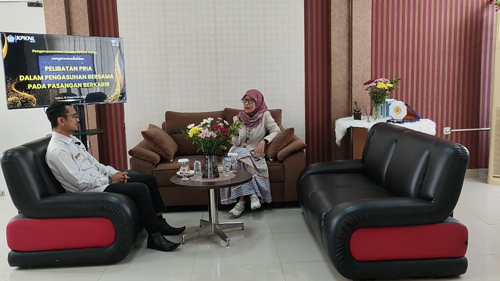 rof. Mufliha narasumber KPKNL Metro tema PUG