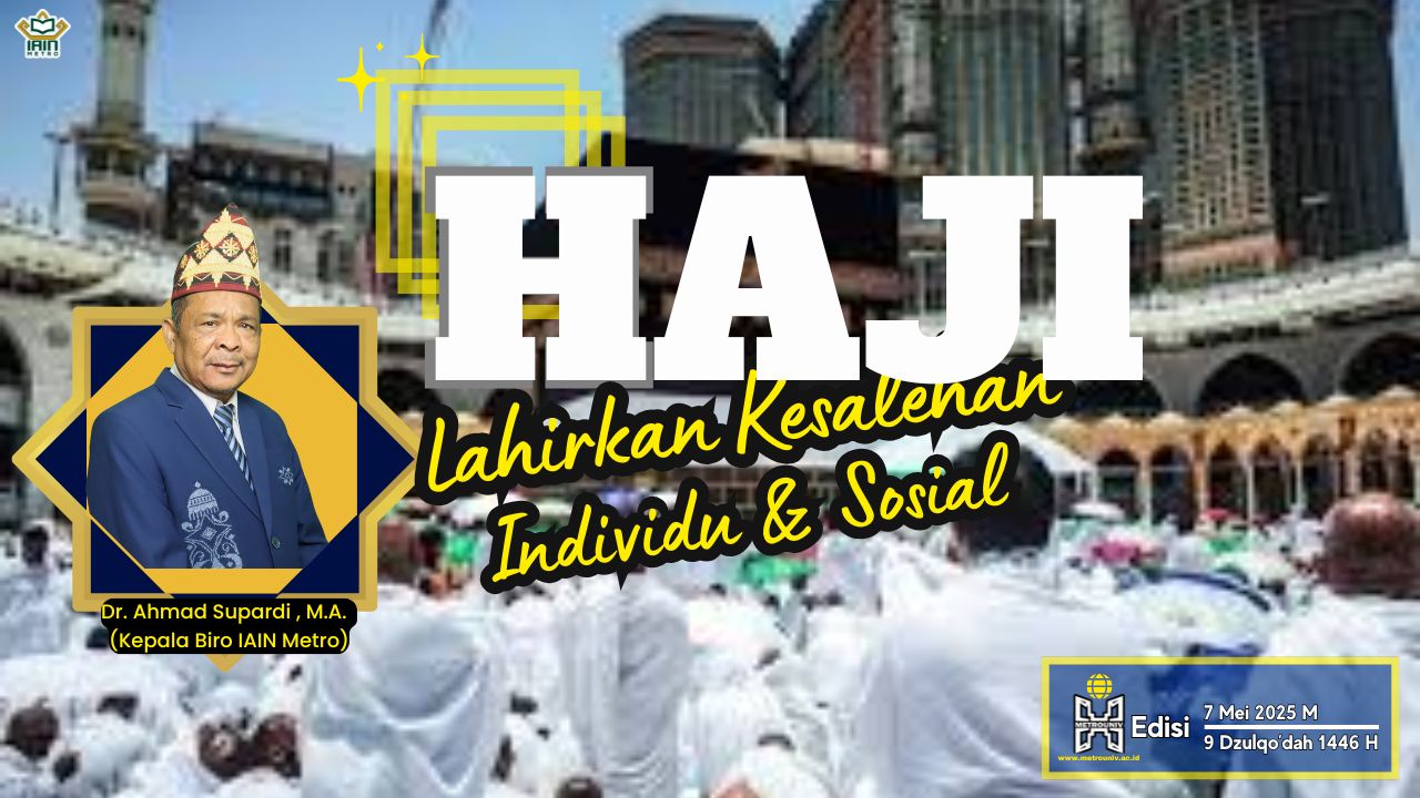 13. HAJI LAHIRKAN KESALEHAN INDIVIDUAL DAN SOSIAL Cover Artikel 2025