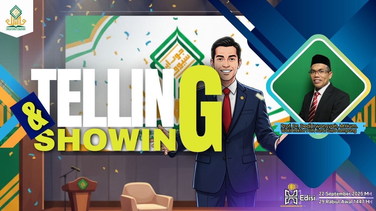 Cover Artikel 2025 Telling & Showing Dedi irwansyah
