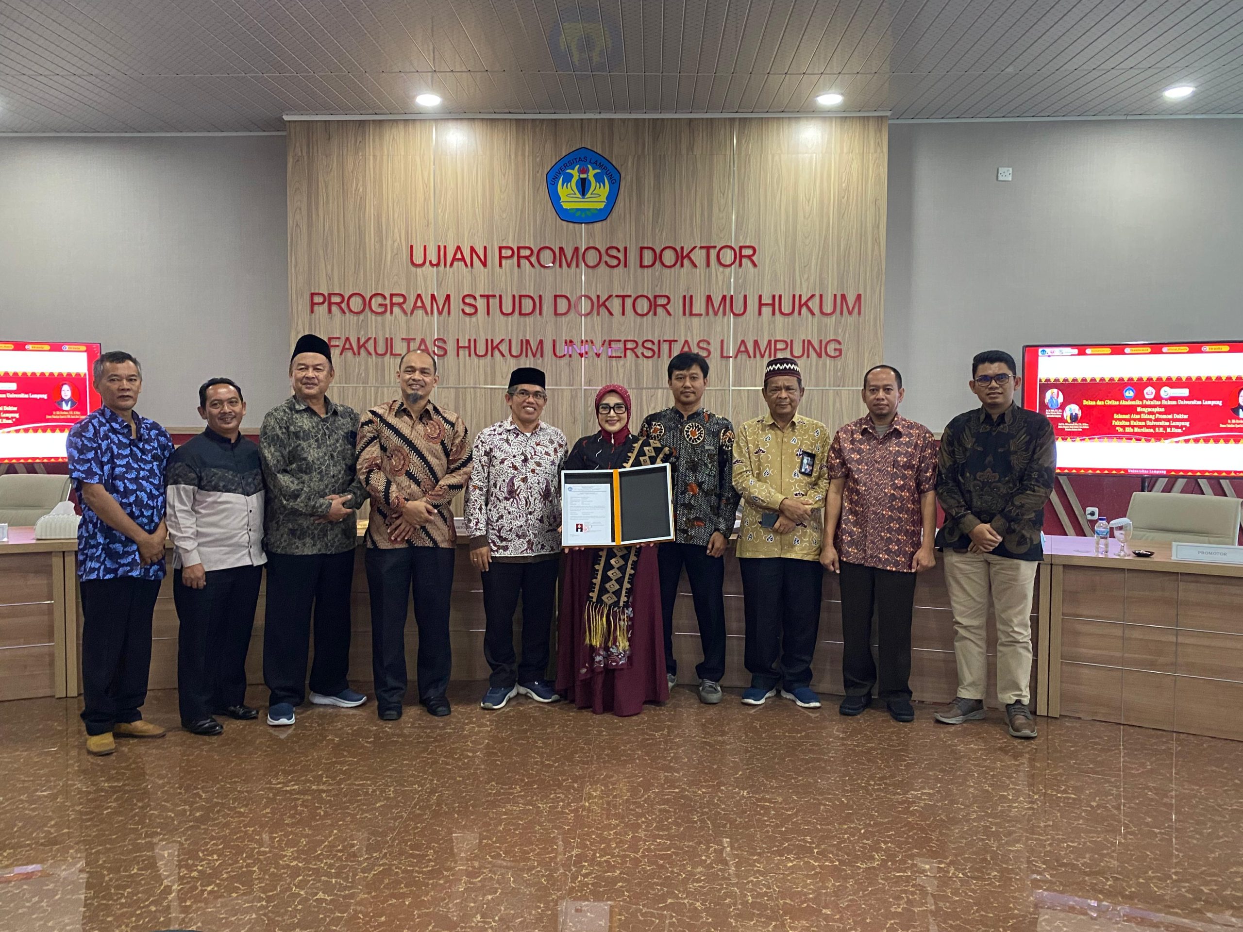 Elfa Ujian doktor 19 09 2025 pimpinan hadiri 3