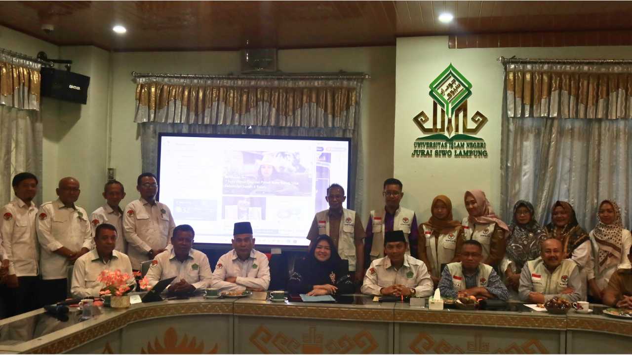 KI Lampung Visitasi Monev SAQ UIN Jusila 2025