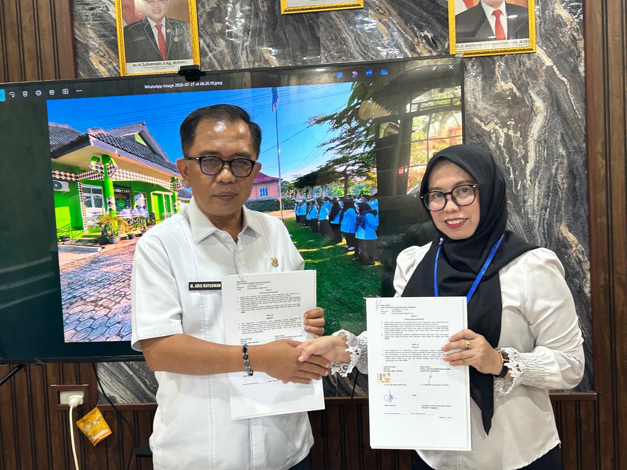 MoU kenag Tanggamus 1