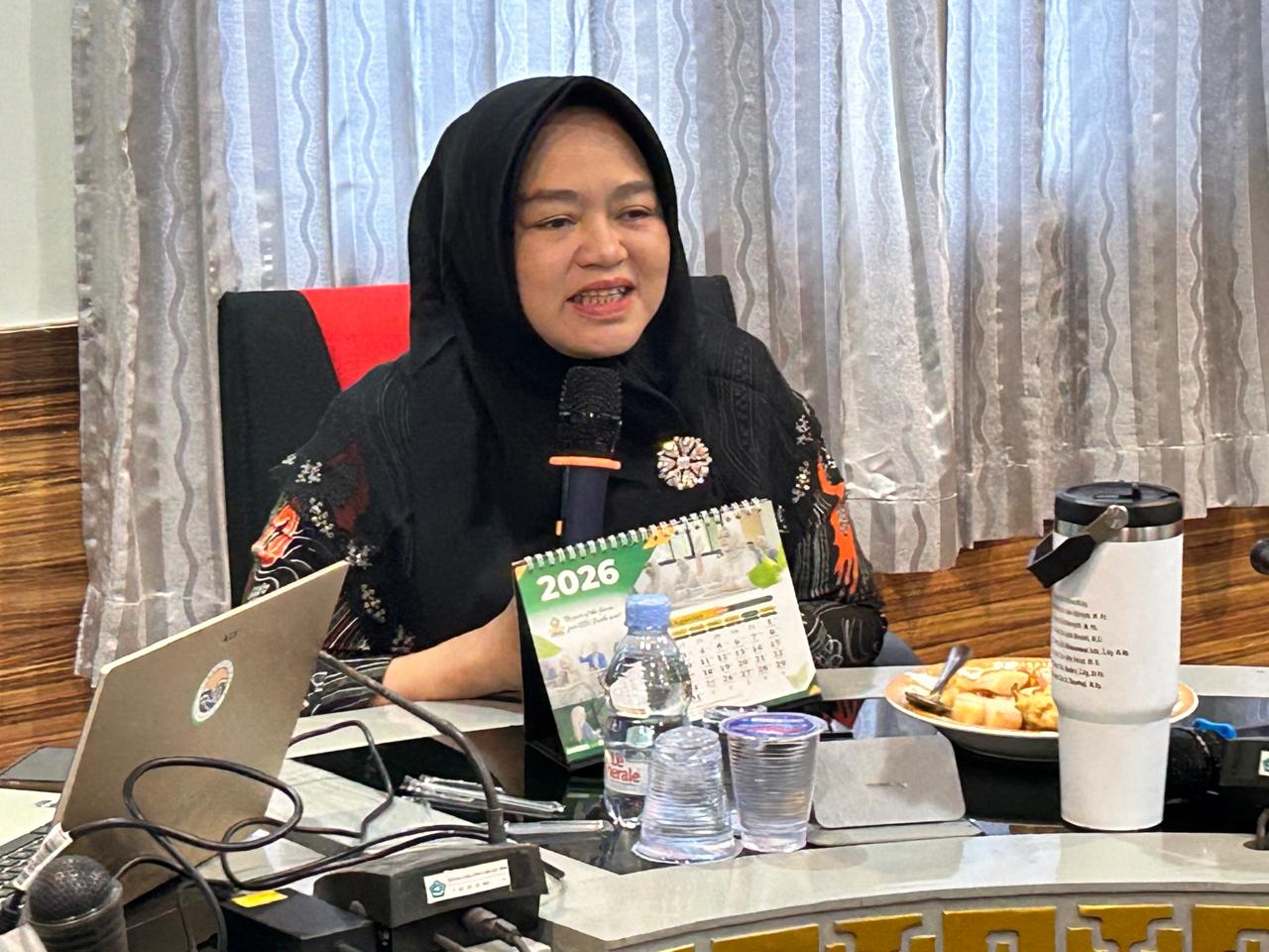Rapat wisuda sambutan rektor